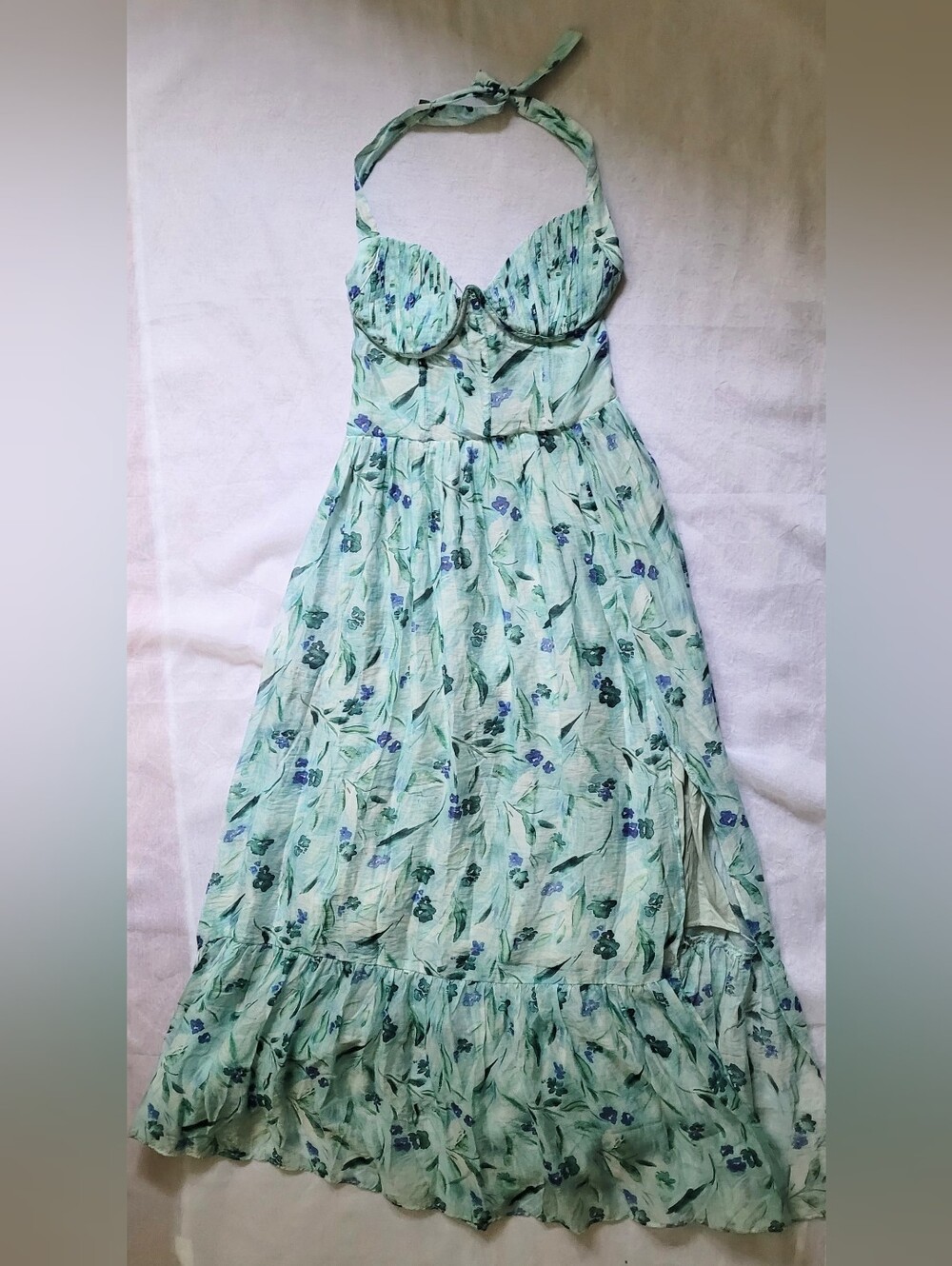 NWOT! ASTR Formal Garden Party Anthro Women's Kelby Corset Fall Maxi Dress Small - Picture 3 of 17